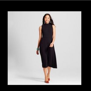 Who What Wear Rib Tie Back MIDI dress